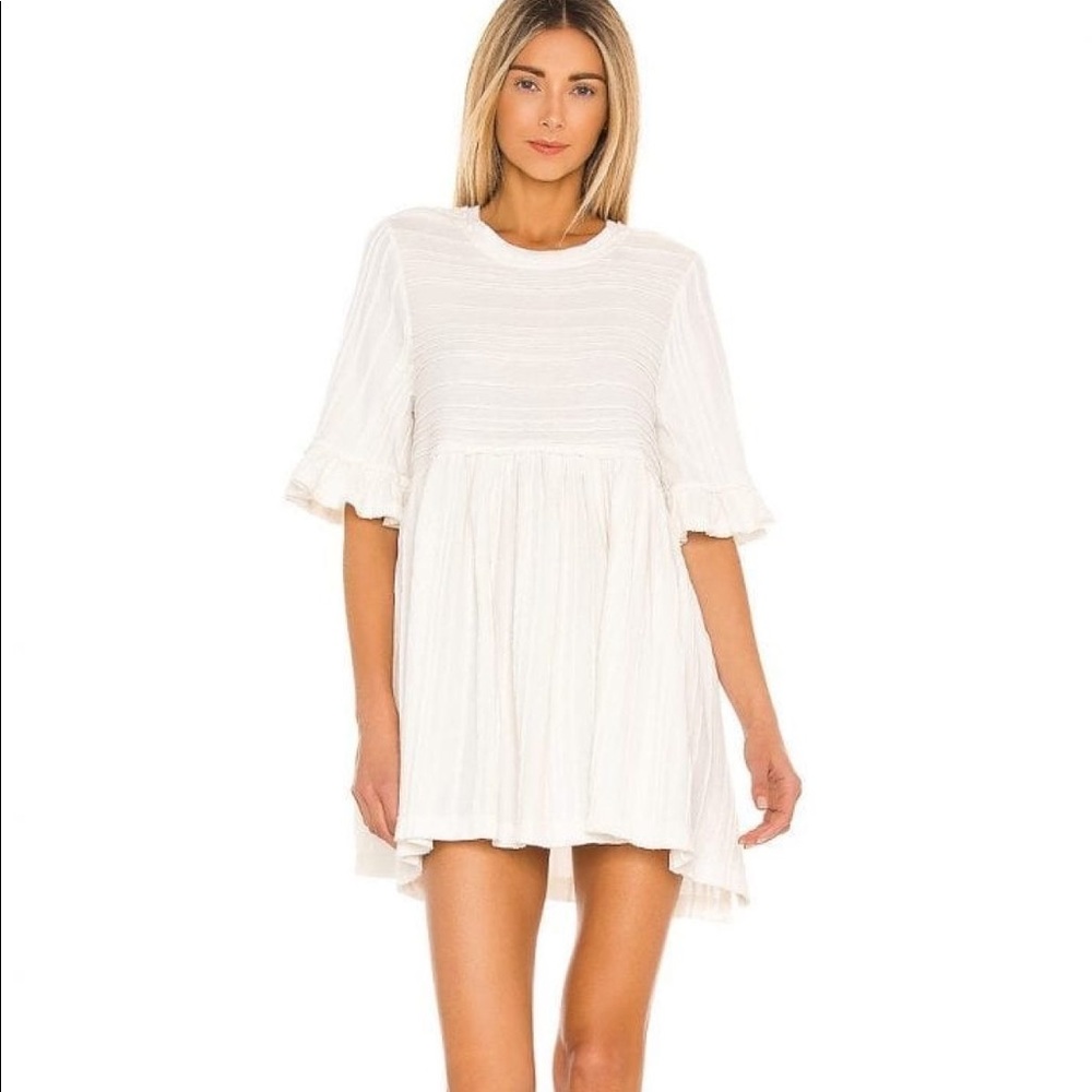 Free People White Mini Dress